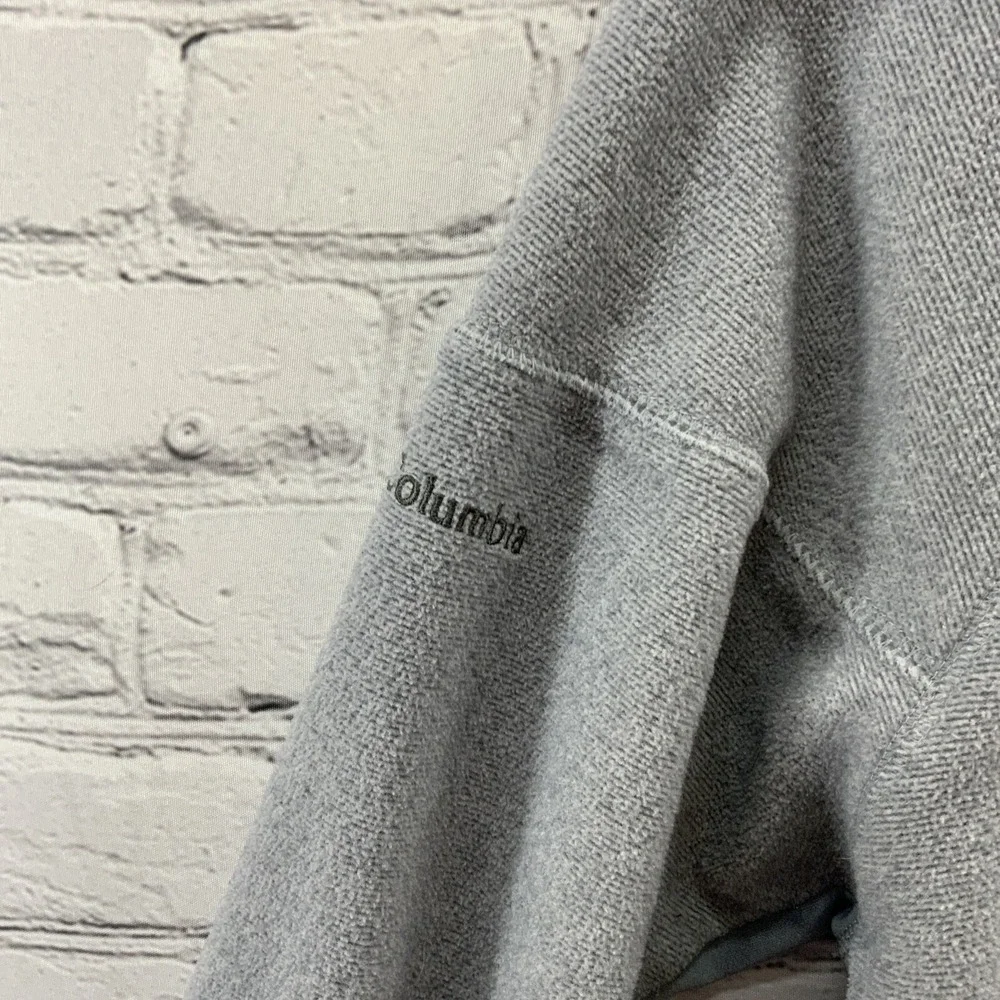 Columbia Sportswear Fleece Jacket Womens Sz L Gray Pink‎ Warm